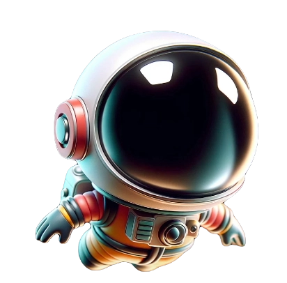 An image of a lost spaceman used on our 404 page